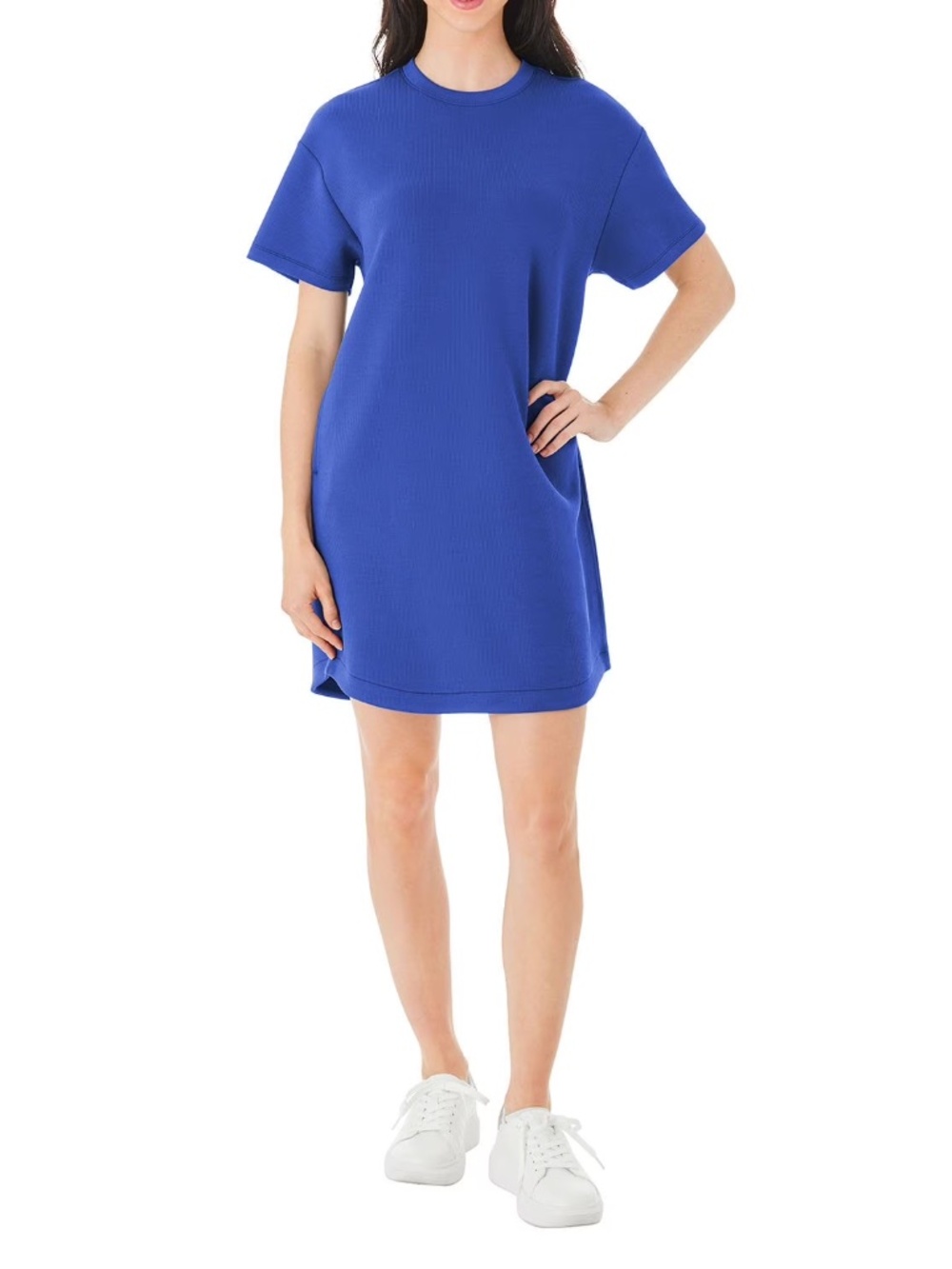 Member's Mark Women's Short Sleeve Sandwash Dress | Blue | Size Medium